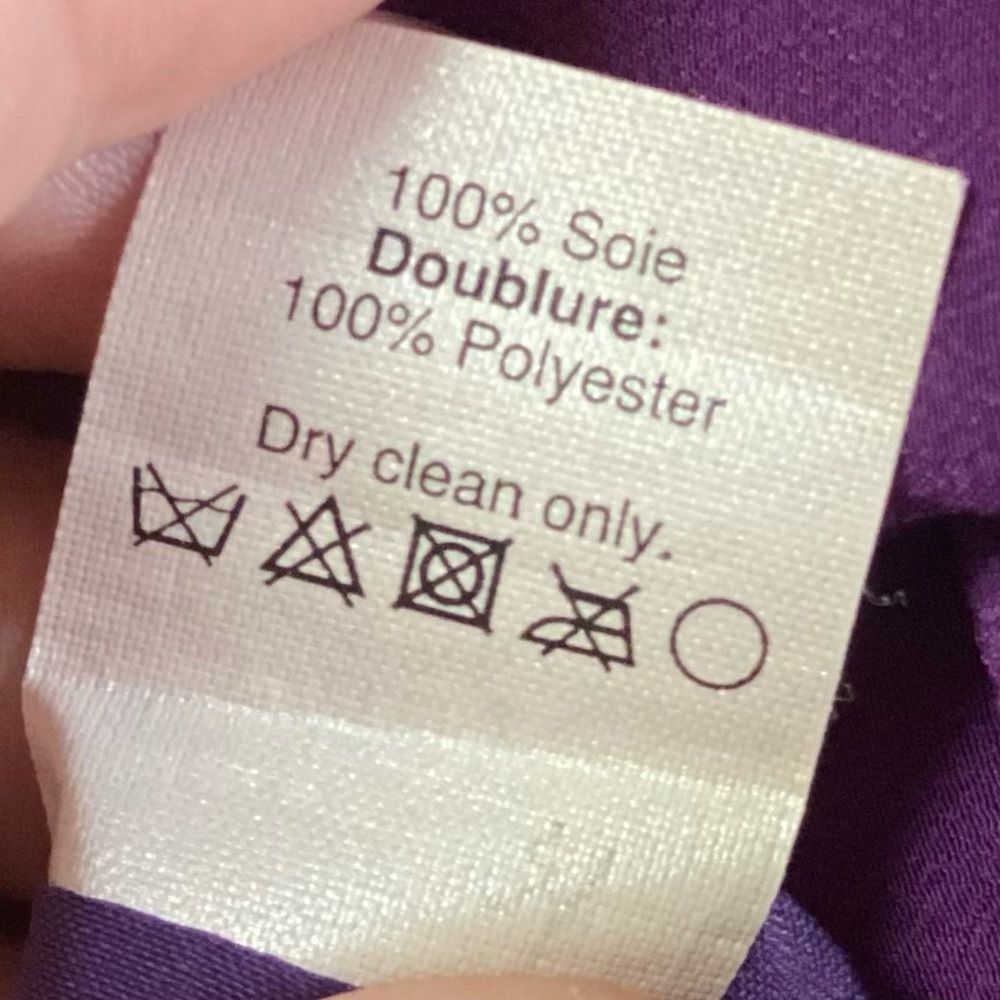 Madewell Purple 100% Silk Sleeveless Dress - Picture 8 of 8